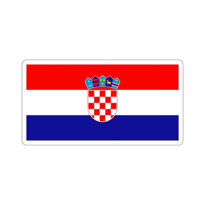 Flag of Croatia STICKER Vinyl Die-Cut Decal-2 Inch-The Sticker Space