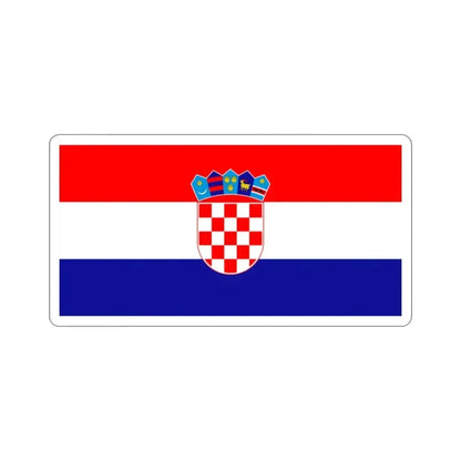 Flag of Croatia STICKER Vinyl Die-Cut Decal 2 Inch - The Sticker Space