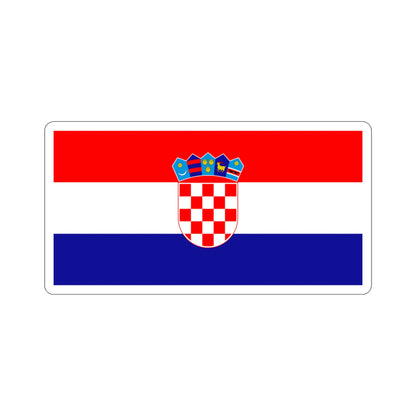 Flag of Croatia STICKER Vinyl Die-Cut Decal-3 Inch-The Sticker Space