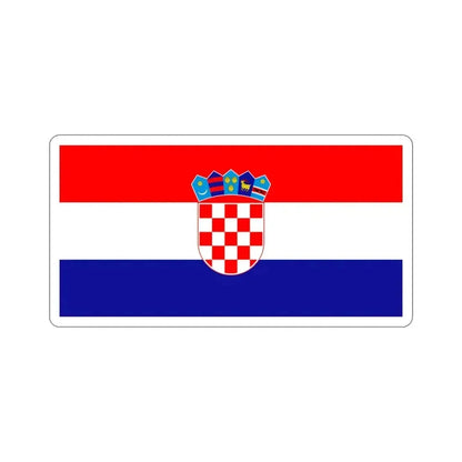 Flag of Croatia STICKER Vinyl Die-Cut Decal 3 Inch - The Sticker Space