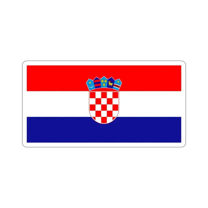 Flag of Croatia STICKER Vinyl Die-Cut Decal 3 Inch - The Sticker Space