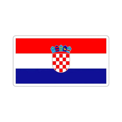 Flag of Croatia STICKER Vinyl Die-Cut Decal 4 Inch - The Sticker Space