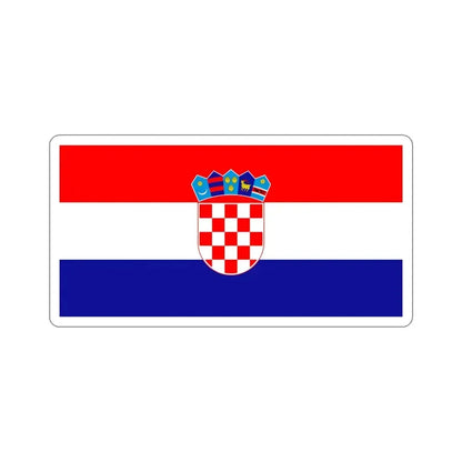 Flag of Croatia STICKER Vinyl Die-Cut Decal 4 Inch - The Sticker Space