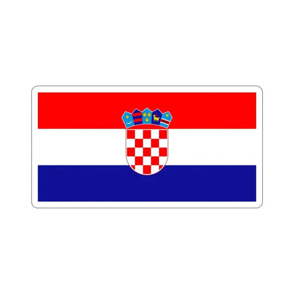 Flag of Croatia STICKER Vinyl Die-Cut Decal 5 Inch - The Sticker Space