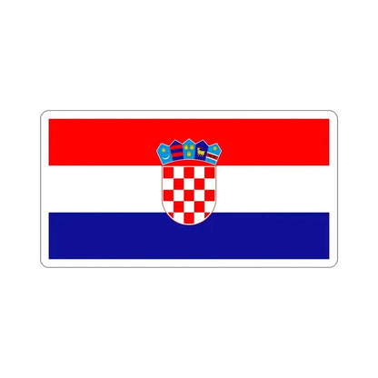 Flag of Croatia STICKER Vinyl Die-Cut Decal 6 Inch - The Sticker Space