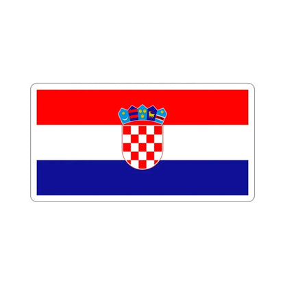 Flag of Croatia STICKER Vinyl Die-Cut Decal - The Sticker Space