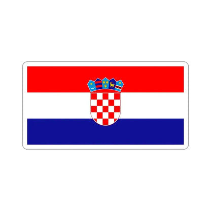 Flag of Croatia STICKER Vinyl Die-Cut Decal - The Sticker Space