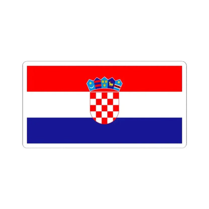 Flag of Croatia variant (Croatia) STICKER Vinyl Kiss-Cut Decal 2 Inch White - The Sticker Space