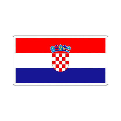 Flag of Croatia variant (Croatia) STICKER Vinyl Kiss-Cut Decal 6 Inch White - The Sticker Space