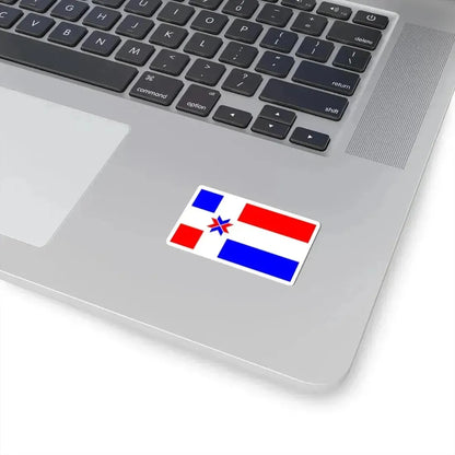 Flag of Crossville Tennessee textless (United States) STICKER Vinyl Kiss-Cut Decal - The Sticker Space