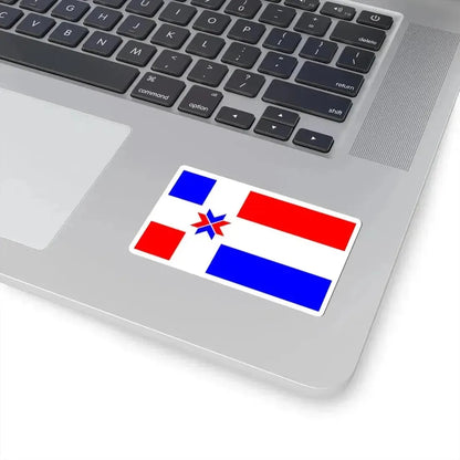 Flag of Crossville Tennessee textless (United States) STICKER Vinyl Kiss-Cut Decal - The Sticker Space