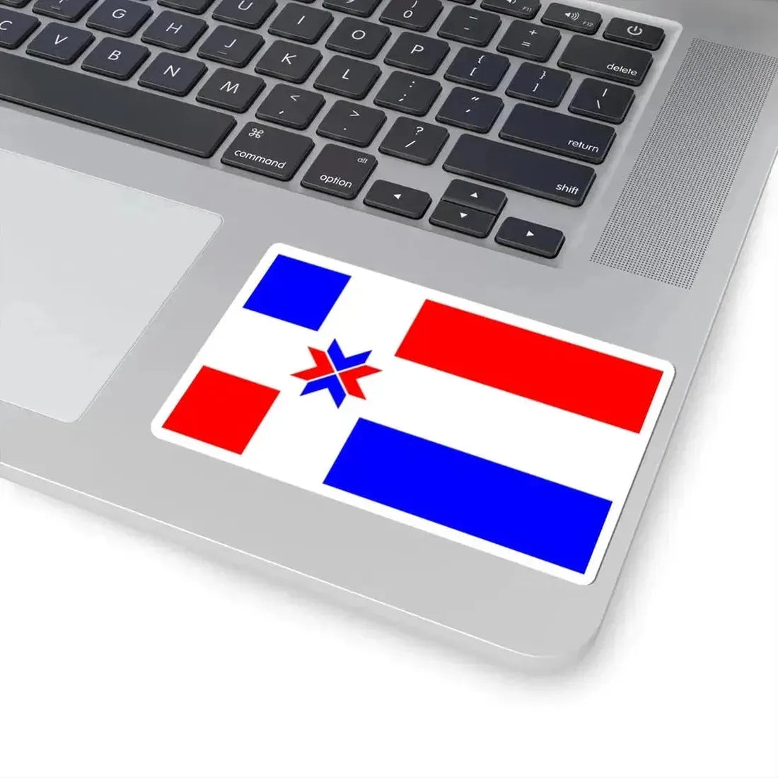 Flag of Crossville Tennessee textless (United States) STICKER Vinyl Kiss-Cut Decal - The Sticker Space