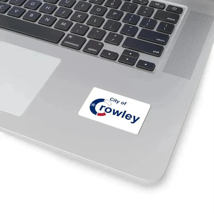 Flag of Crowley Texas (United States) STICKER Vinyl Kiss-Cut Decal - The Sticker Space