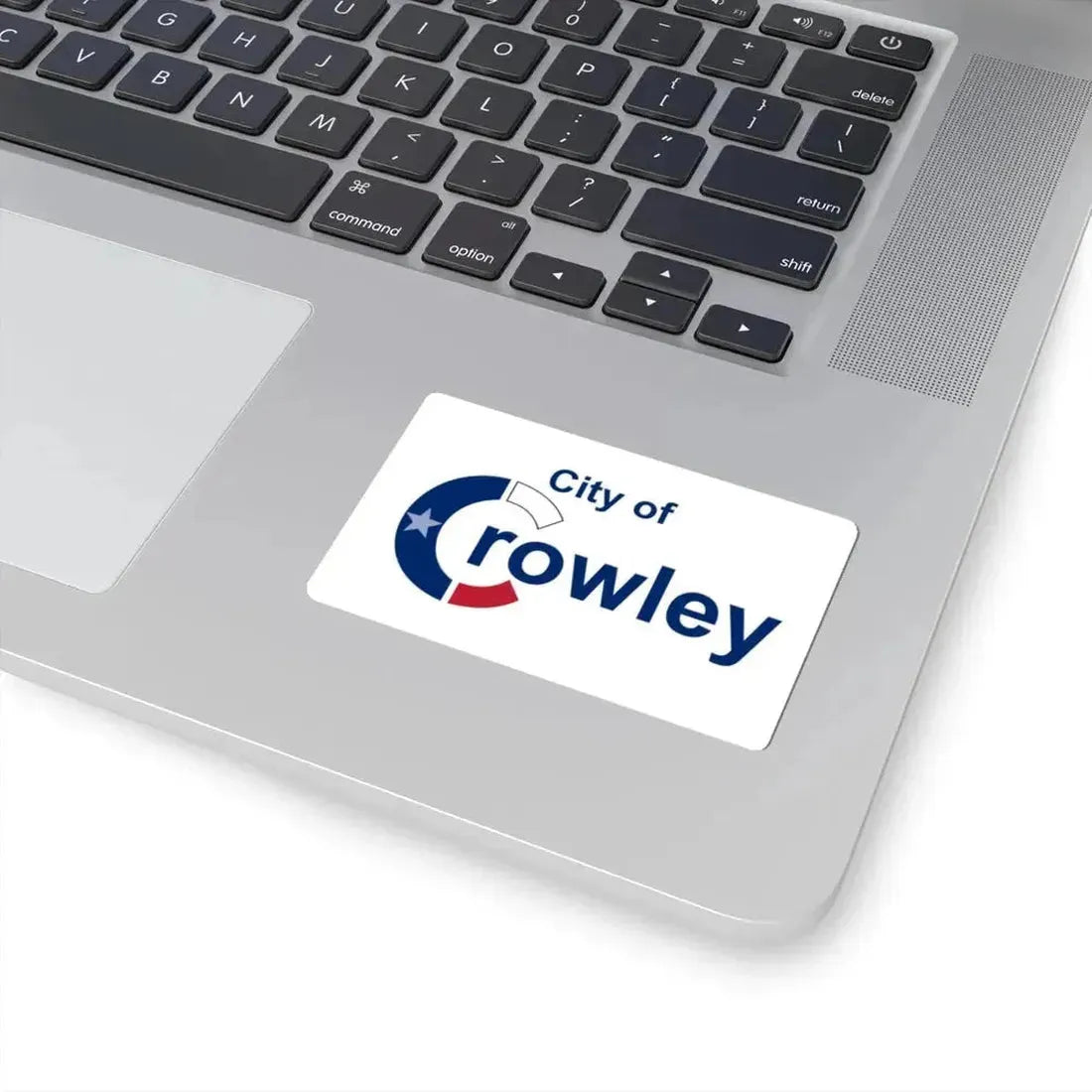 Flag of Crowley Texas (United States) STICKER Vinyl Kiss-Cut Decal - The Sticker Space