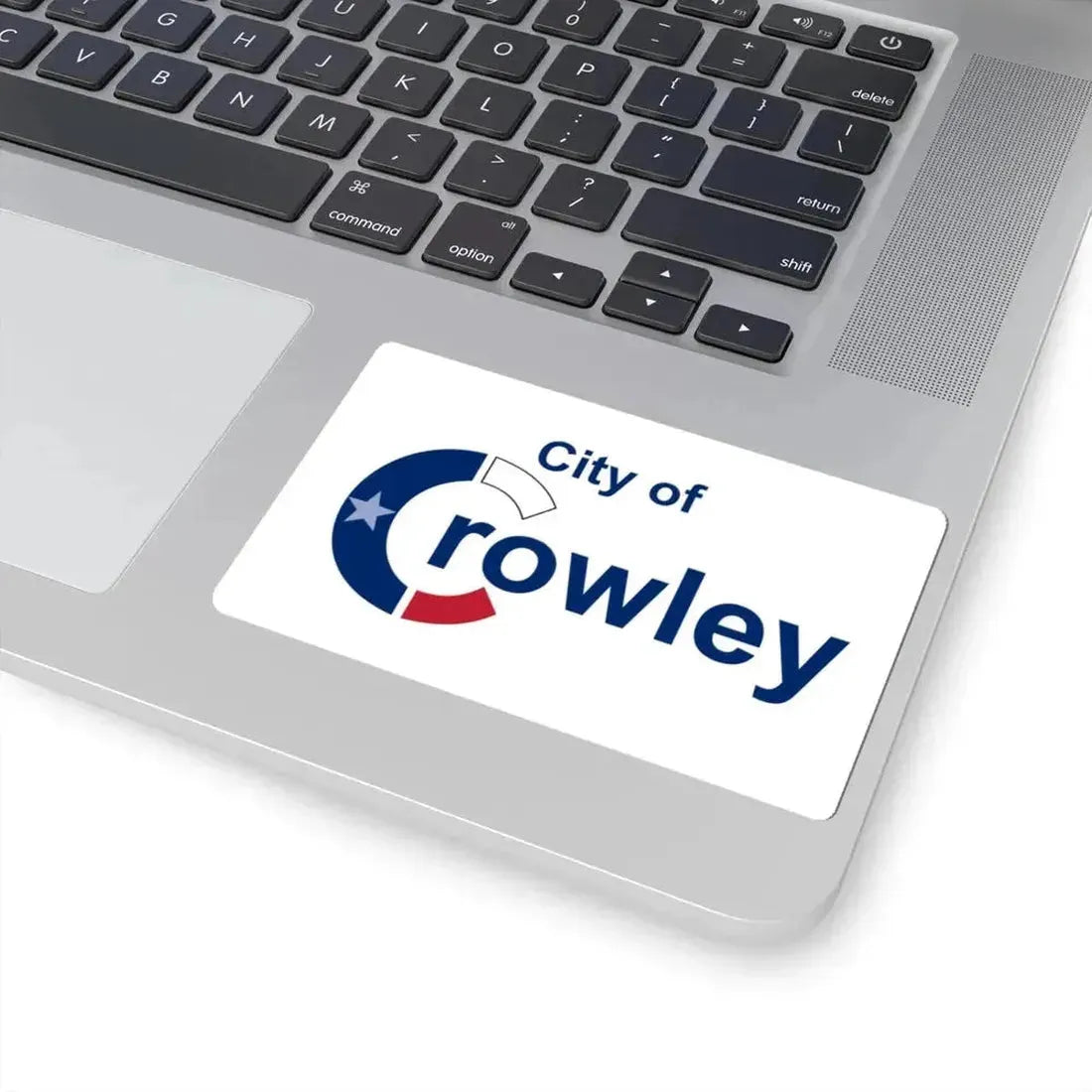 Flag of Crowley Texas (United States) STICKER Vinyl Kiss-Cut Decal - The Sticker Space