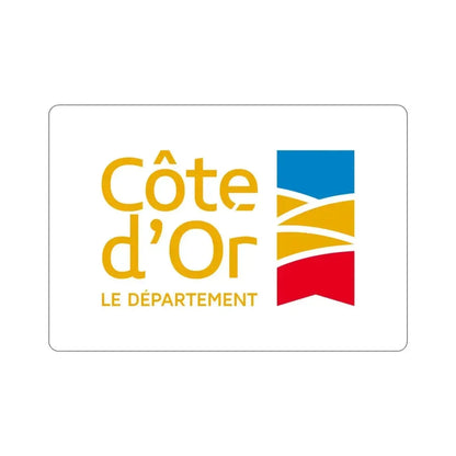 Flag of Côte d'Or France STICKER Vinyl Die-Cut Decal 4 Inch - The Sticker Space