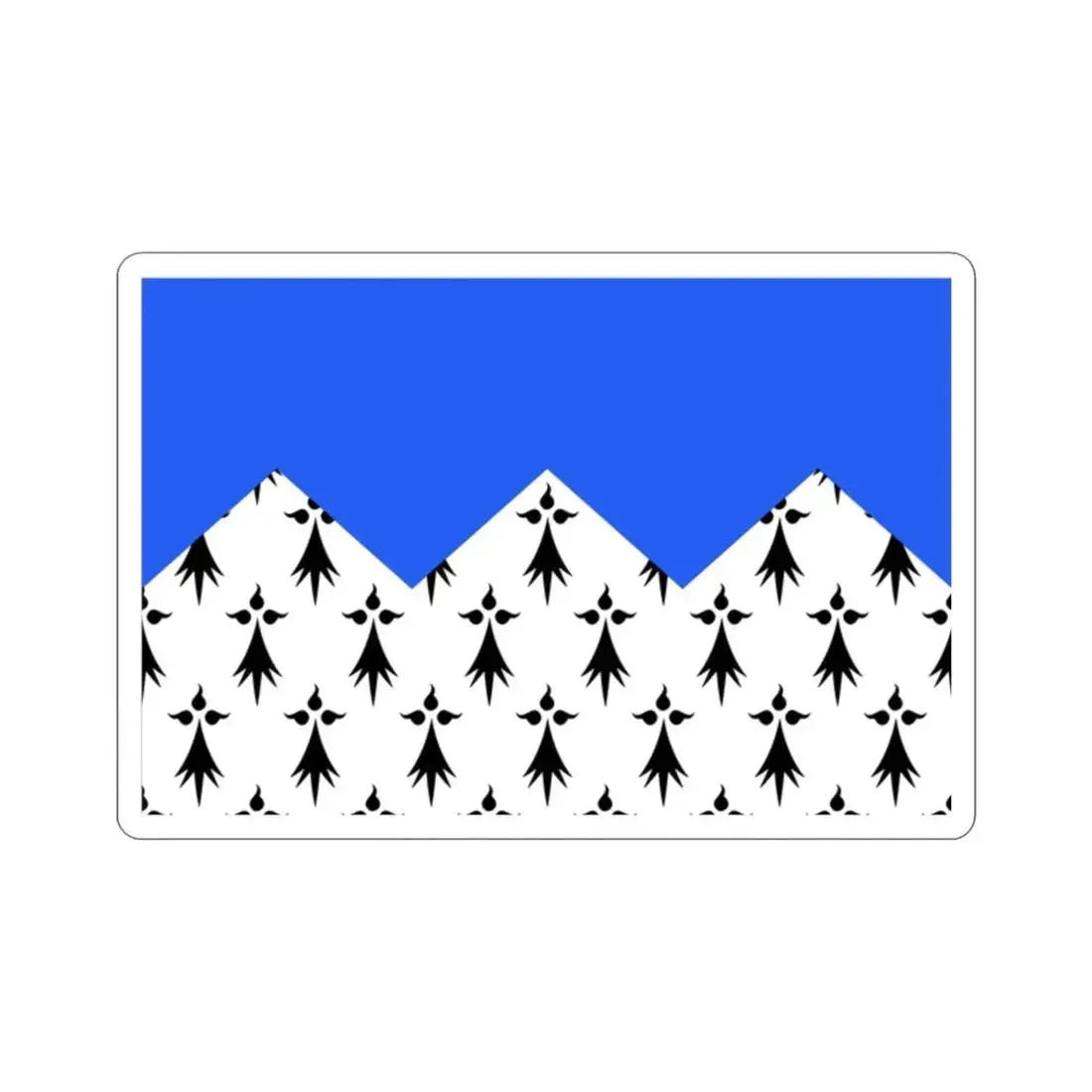Flag of Côtes d'Armor France 2 STICKER Vinyl Die-Cut Decal 2 Inch - The Sticker Space