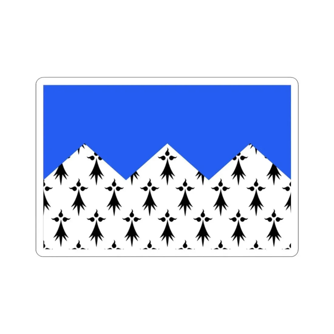 Flag of Côtes d'Armor France 2 STICKER Vinyl Die-Cut Decal 2 Inch - The Sticker Space