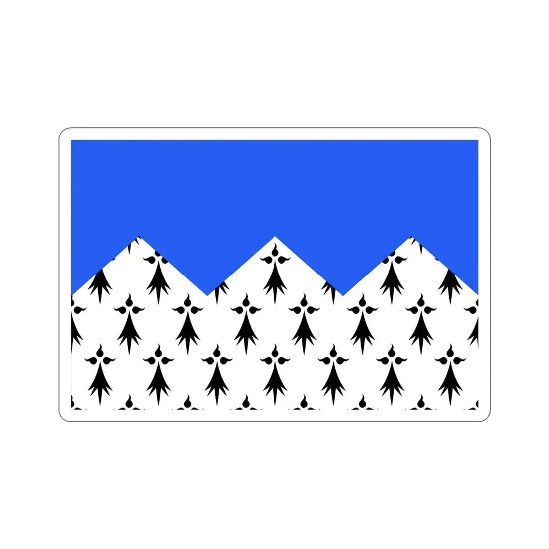 Flag of Côtes d'Armor France 2 STICKER Vinyl Die-Cut Decal 6 Inch - The Sticker Space