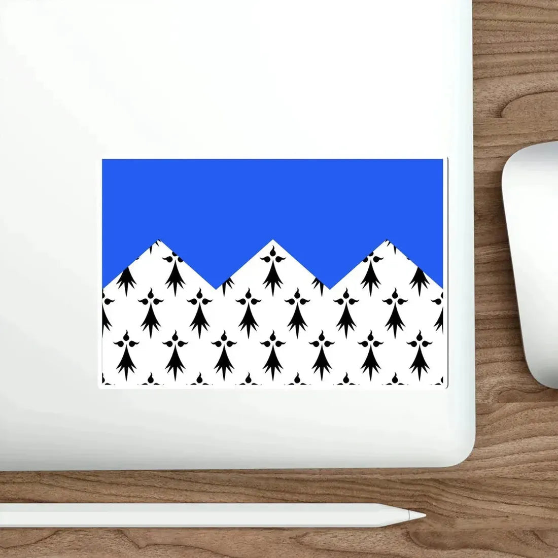 Flag of Côtes d'Armor France 2 STICKER Vinyl Die-Cut Decal - The Sticker Space