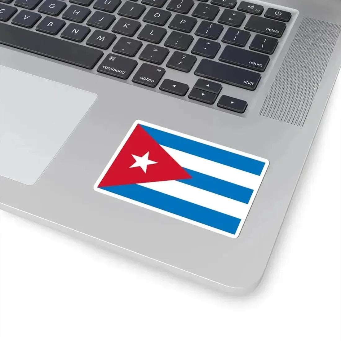 Flag of Cuba sky blue 3-2 (Cuba) STICKER Vinyl Kiss-Cut Decal - The Sticker Space