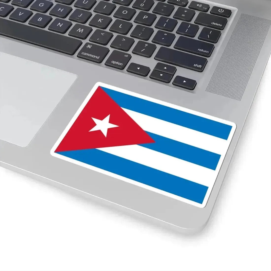 Flag of Cuba sky blue 3-2 (Cuba) STICKER Vinyl Kiss-Cut Decal - The Sticker Space