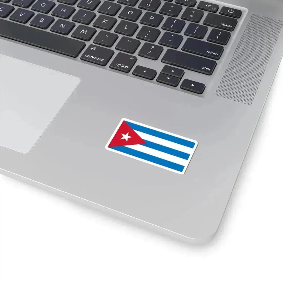 Flag of Cuba sky blue (Cuba) STICKER Vinyl Kiss-Cut Decal - The Sticker Space
