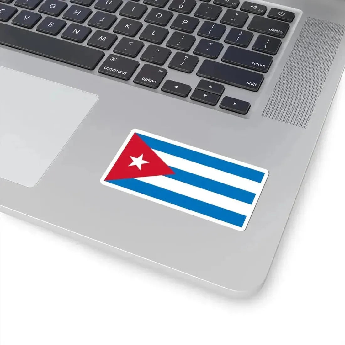 Flag of Cuba sky blue (Cuba) STICKER Vinyl Kiss-Cut Decal - The Sticker Space
