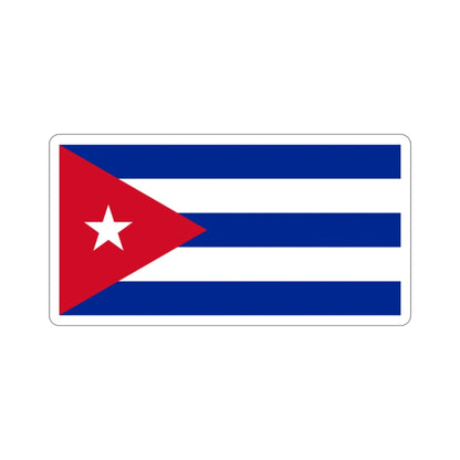 Flag of Cuba STICKER Vinyl Die-Cut Decal-2 Inch-The Sticker Space