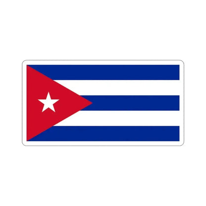 Flag of Cuba STICKER Vinyl Die-Cut Decal 2 Inch - The Sticker Space
