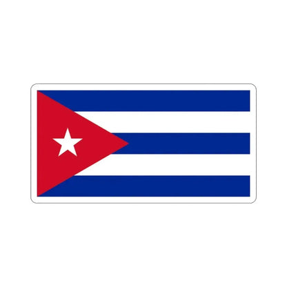 Flag of Cuba STICKER Vinyl Die-Cut Decal 2 Inch - The Sticker Space