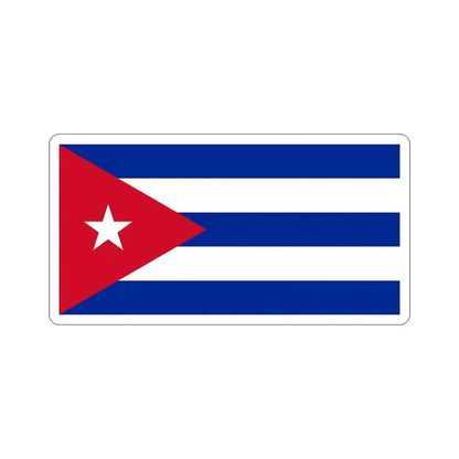 Flag of Cuba STICKER Vinyl Die-Cut Decal 3 Inch - The Sticker Space