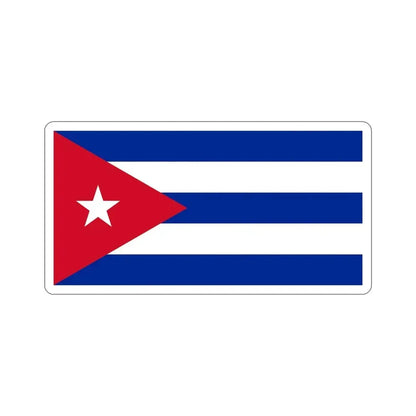 Flag of Cuba STICKER Vinyl Die-Cut Decal - The Sticker Space