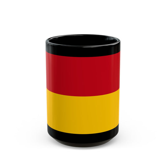 Flag of Cuenca Ecuador - Black Coffee Mug-15oz-The Sticker Space