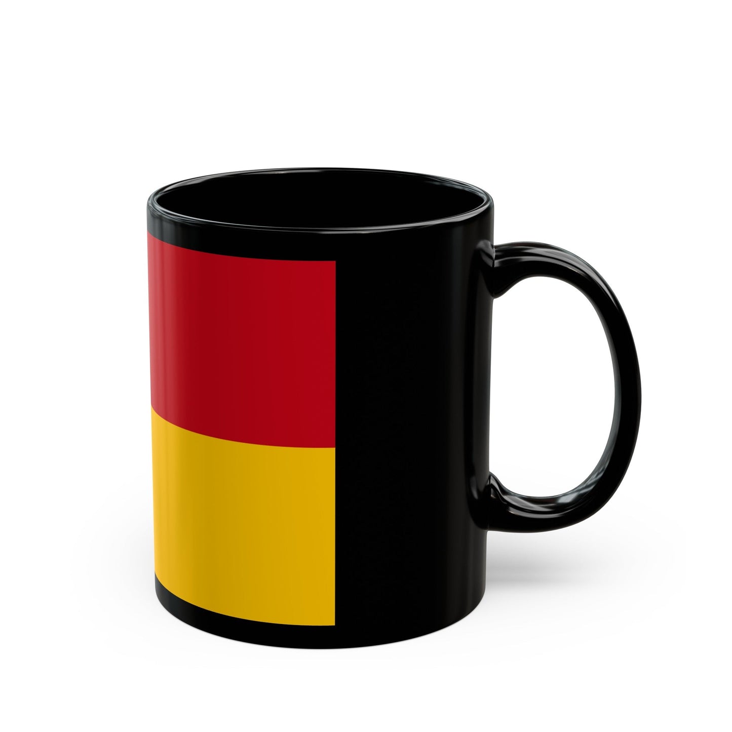 Flag of Cuenca Ecuador - Black Coffee Mug-The Sticker Space