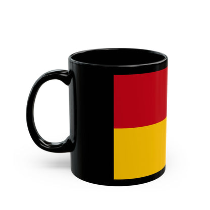 Flag of Cuenca Ecuador - Black Coffee Mug-The Sticker Space