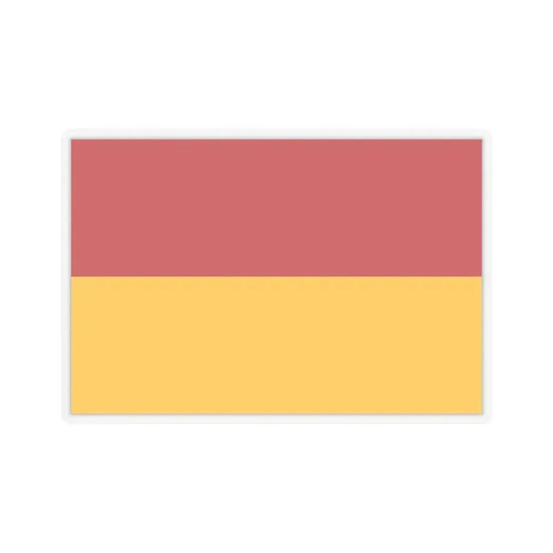 Flag of Cuenca Ecuador - STICKER Vinyl Kiss-Cut Decal 2 Inch Transparent - The Sticker Space