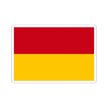 Flag of Cuenca Ecuador - STICKER Vinyl Kiss-Cut Decal 2 Inch White - The Sticker Space