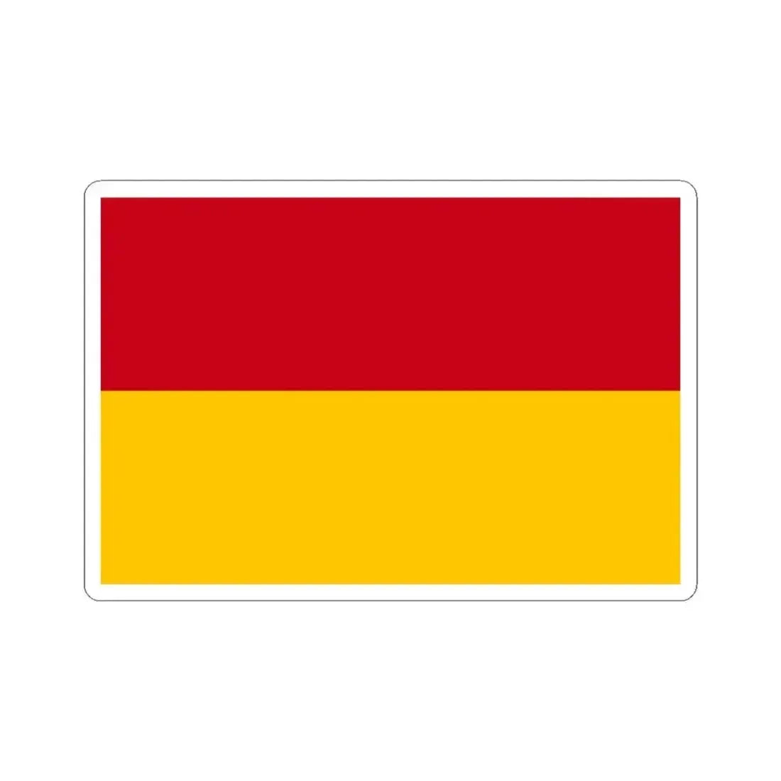 Flag of Cuenca Ecuador - STICKER Vinyl Kiss-Cut Decal 3 Inch White - The Sticker Space