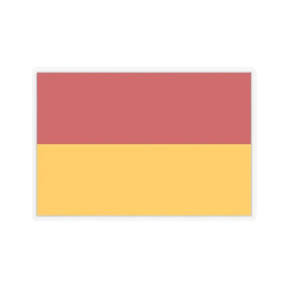 Flag of Cuenca Ecuador - STICKER Vinyl Kiss-Cut Decal 4 Inch Transparent - The Sticker Space