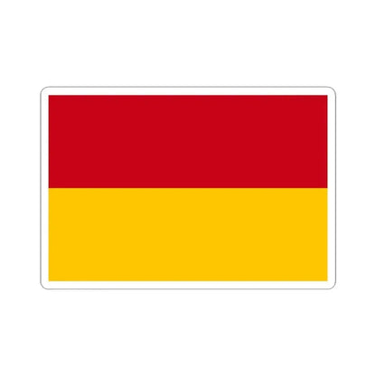 Flag of Cuenca Ecuador - STICKER Vinyl Kiss-Cut Decal 4 Inch White - The Sticker Space