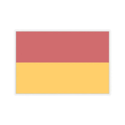 Flag of Cuenca Ecuador - STICKER Vinyl Kiss-Cut Decal 6 Inch Transparent - The Sticker Space