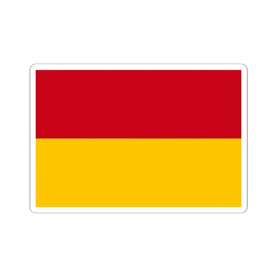 Flag of Cuenca Ecuador - STICKER Vinyl Kiss-Cut Decal 6 Inch White - The Sticker Space