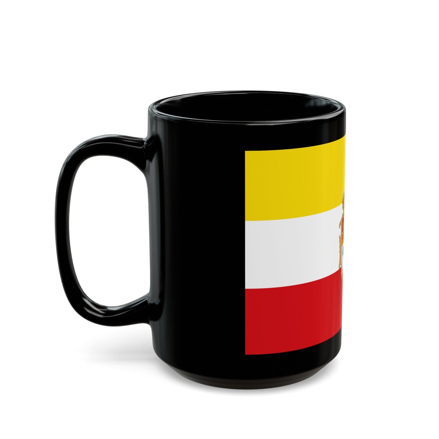 Flag of Cuenca Spain - Black Coffee Mug-The Sticker Space