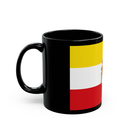 Flag of Cuenca Spain - Black Coffee Mug-The Sticker Space