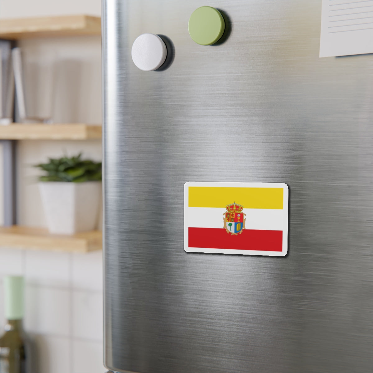 Flag of Cuenca Spain - Die-Cut Magnet-The Sticker Space