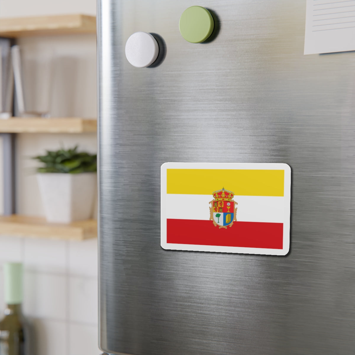 Flag of Cuenca Spain - Die-Cut Magnet-The Sticker Space