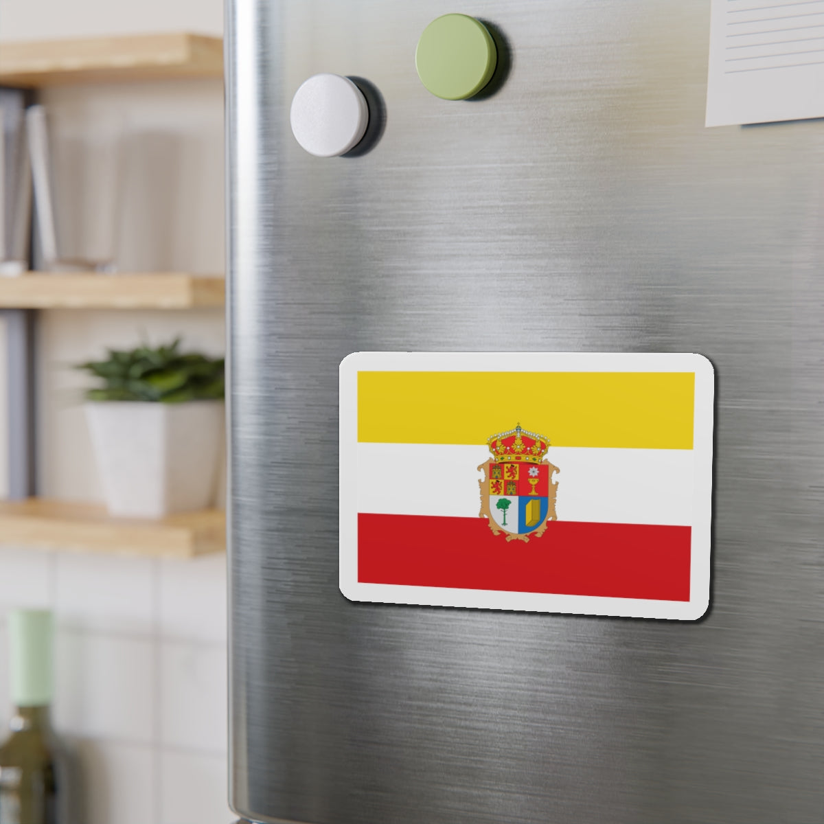 Flag of Cuenca Spain - Die-Cut Magnet-The Sticker Space