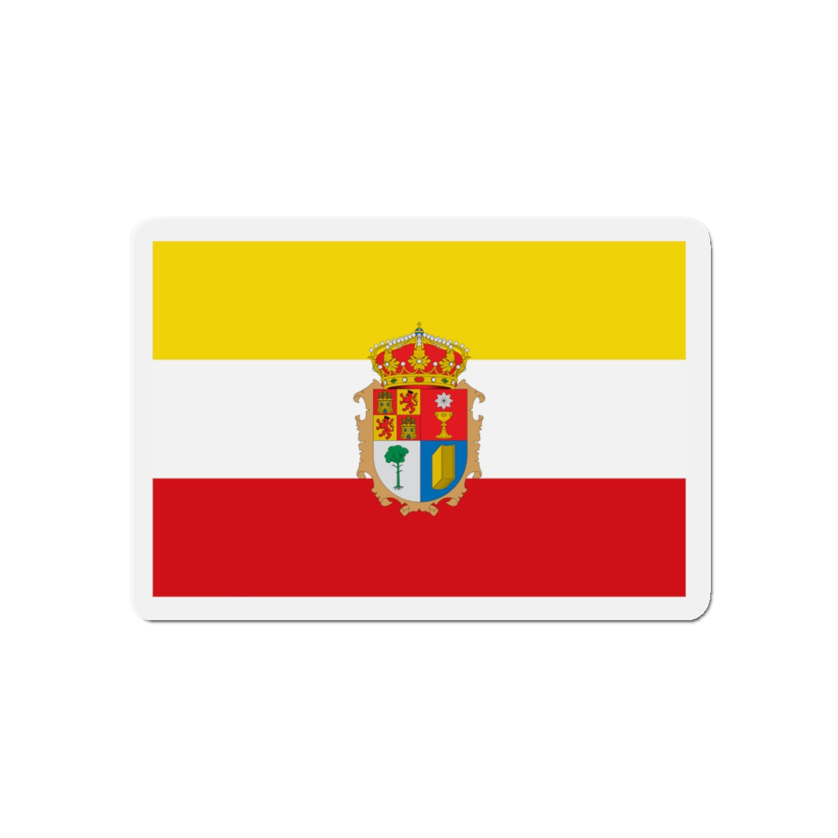 Flag of Cuenca Spain - Die-Cut Magnet-5" x 5"-The Sticker Space