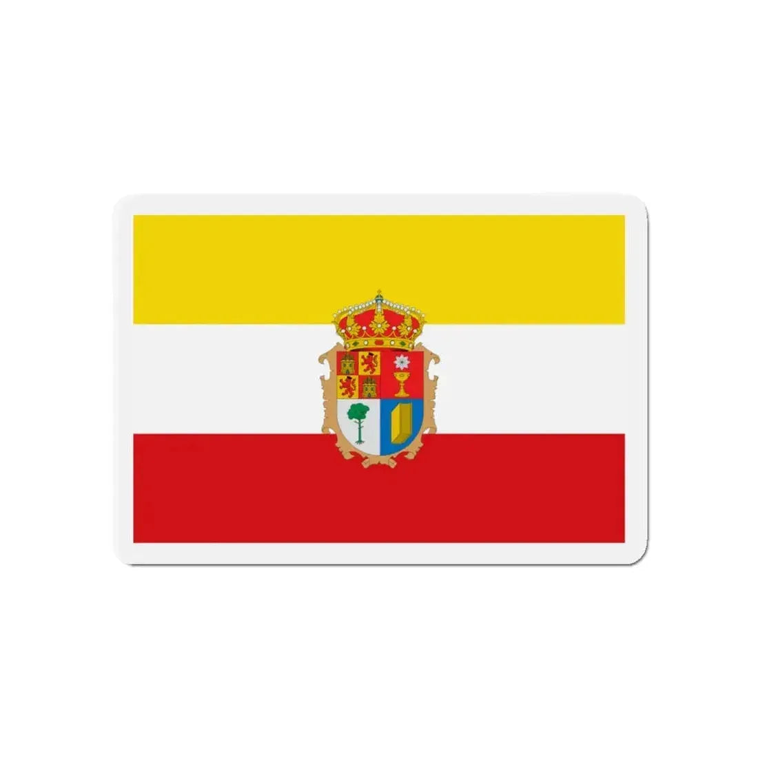 Flag of Cuenca Spain - Refrigerator Magnet 4 Inch - The Sticker Space